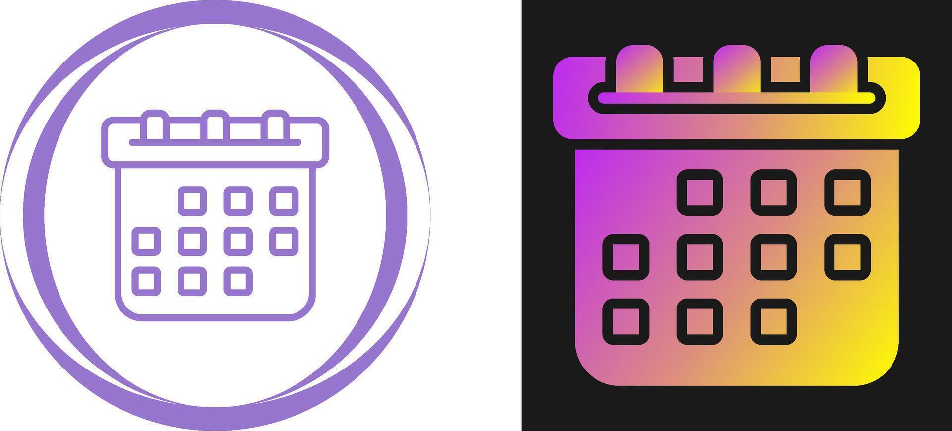 Calendar Vector Icon