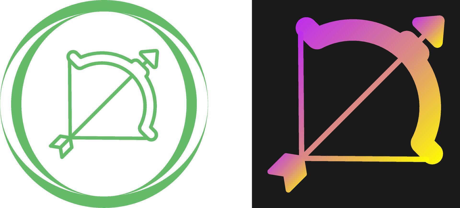 Bow and arrow Vector Icon