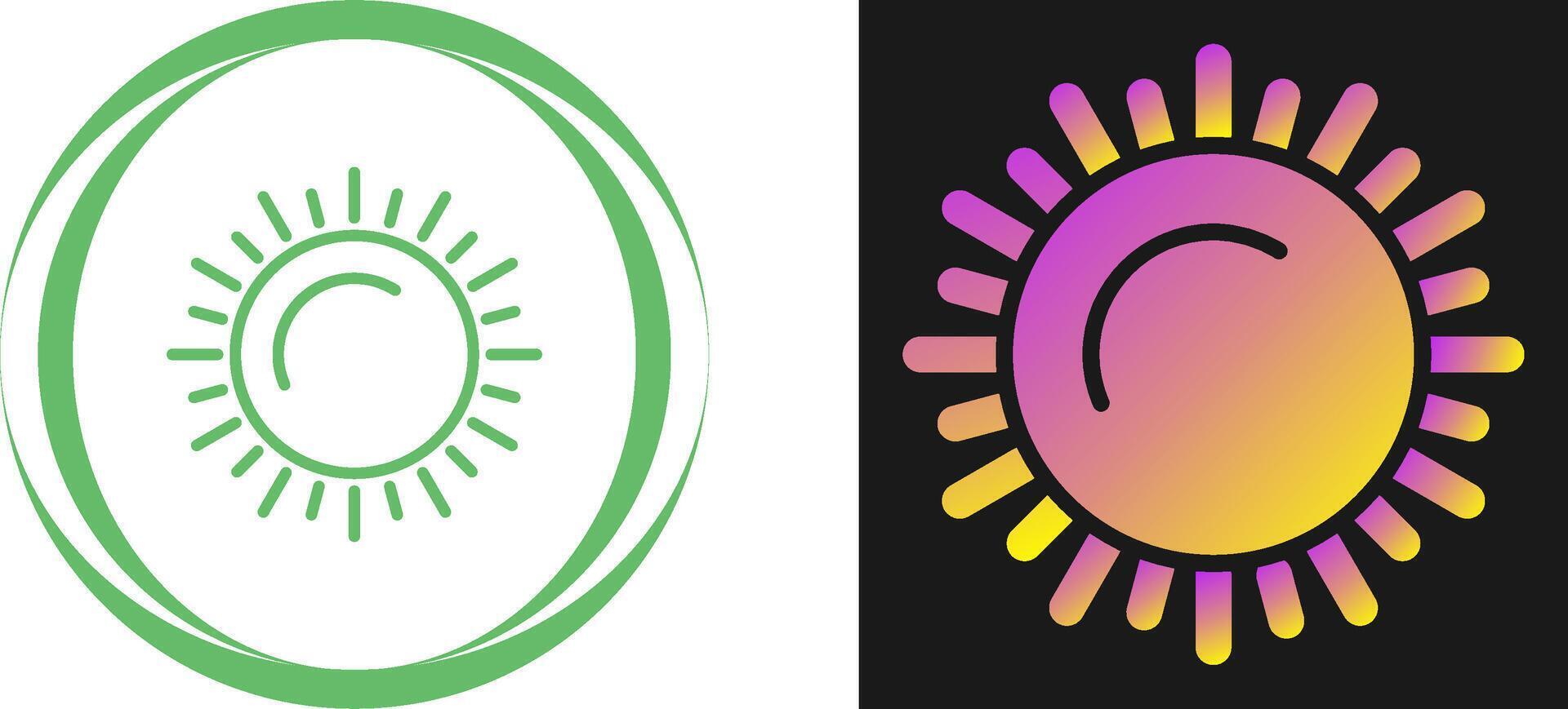 Sun Vector Icon
