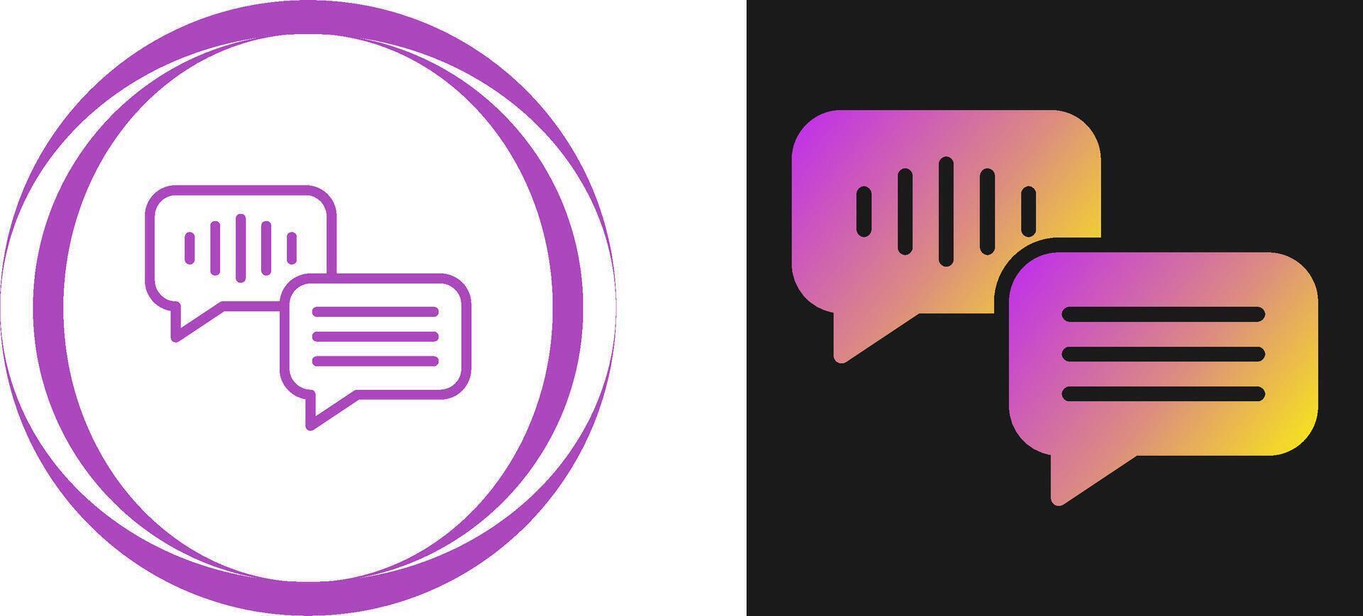 Chat Bubble Vector Icon