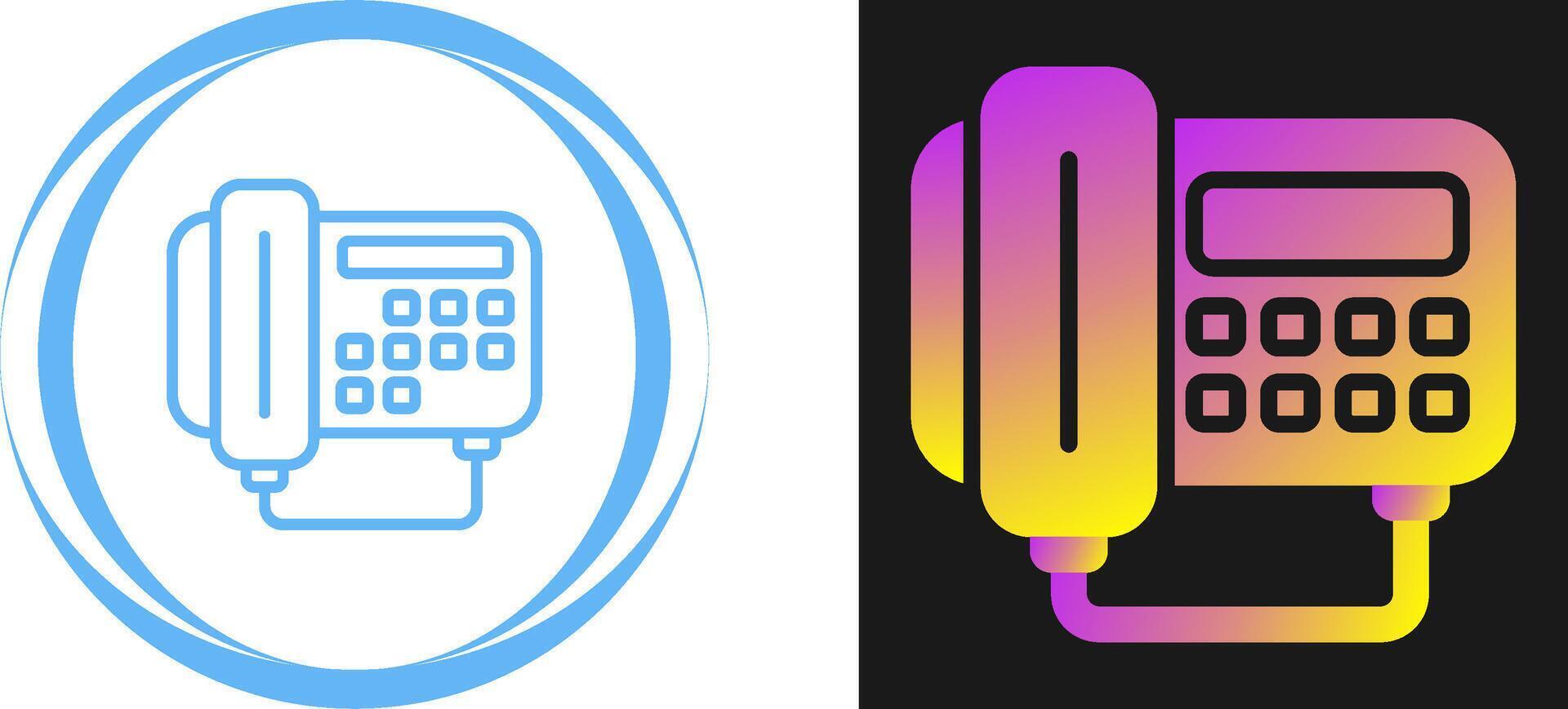 Fax Machine Vector Icon
