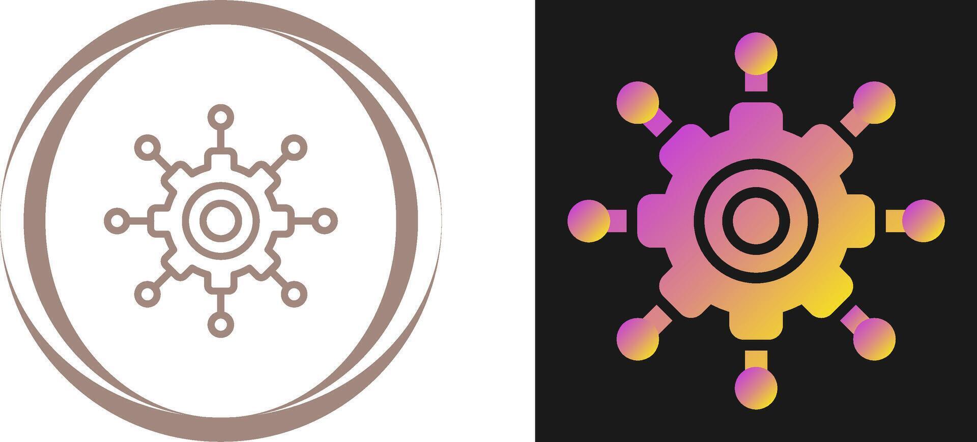 Microservices Vector Icon