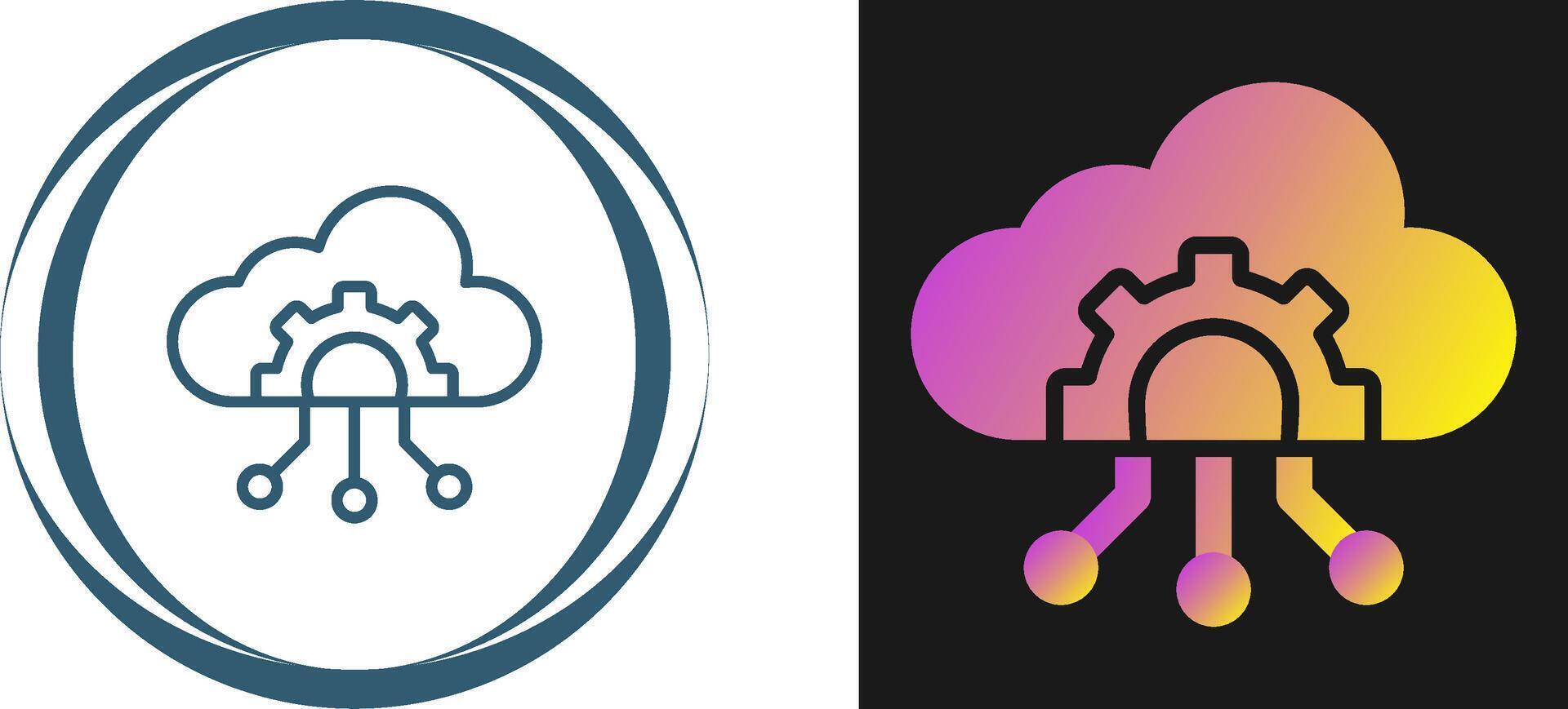 Cloud Governance Vector Icon