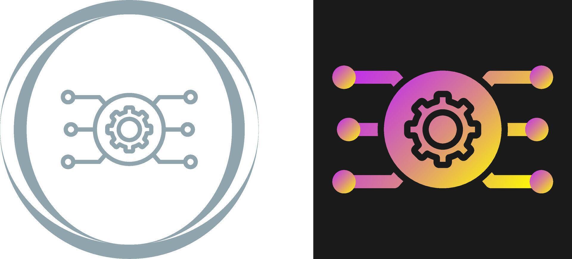 Network Configuration Vector Icon