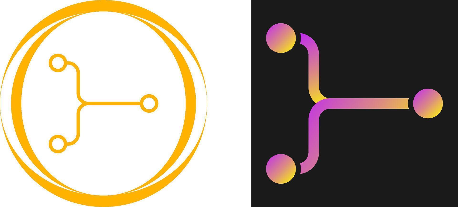 Convergence Vector Icon
