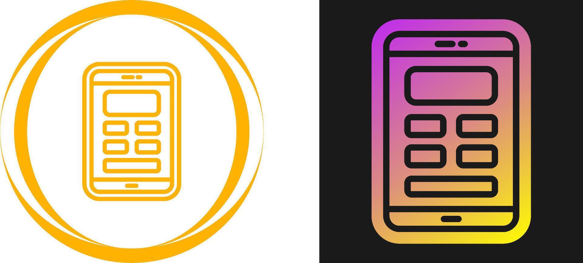 Mobile Design Vector Icon