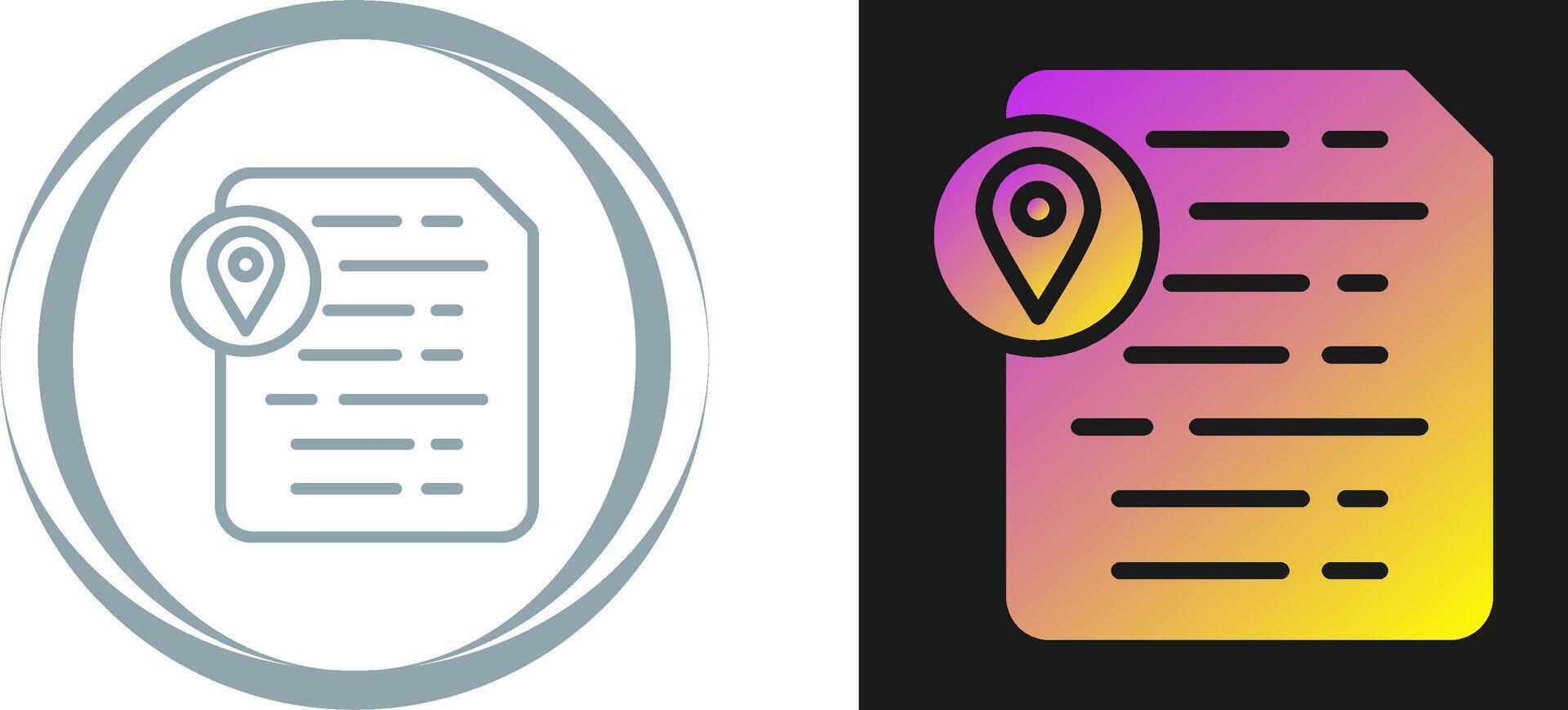 Document Insert Placeholde Vector Icon