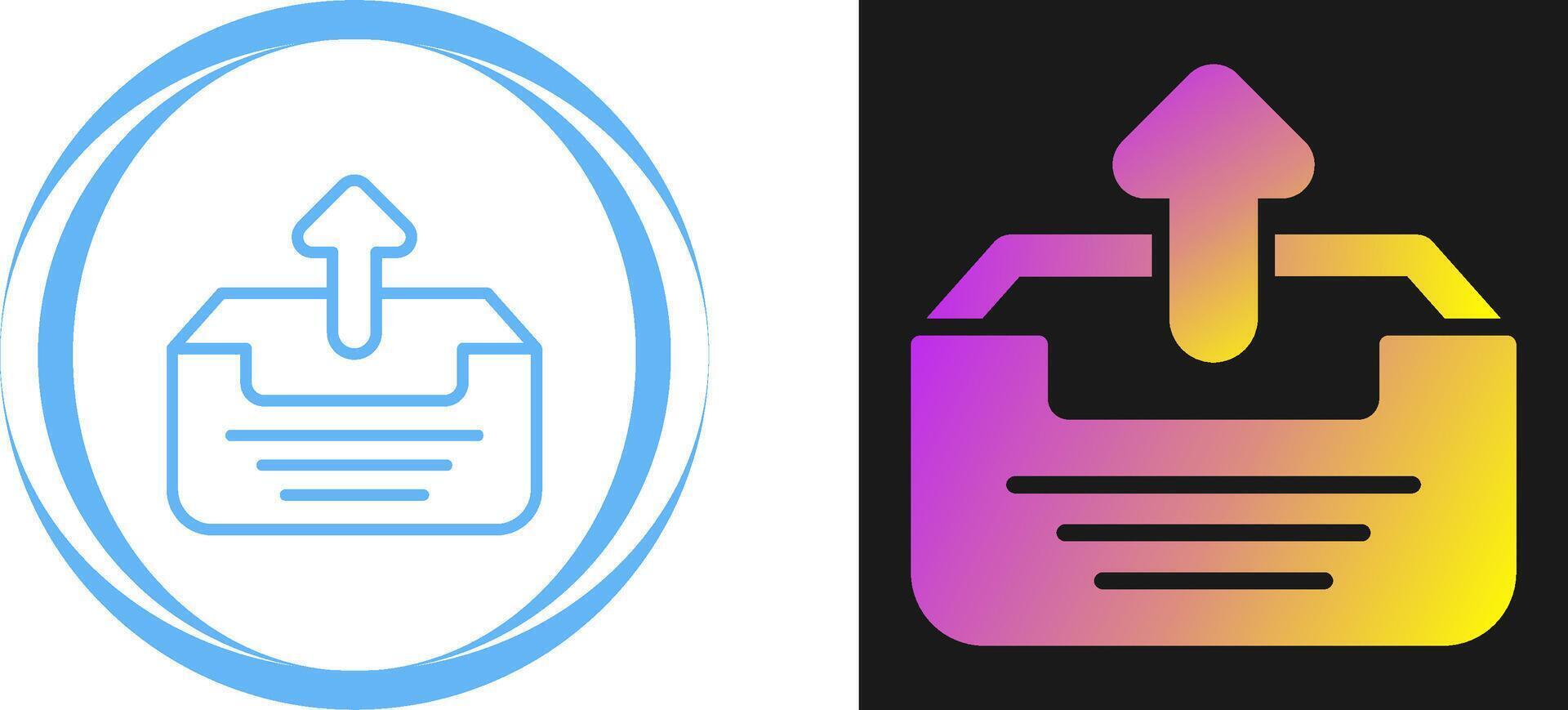 Outbox Vector Icon