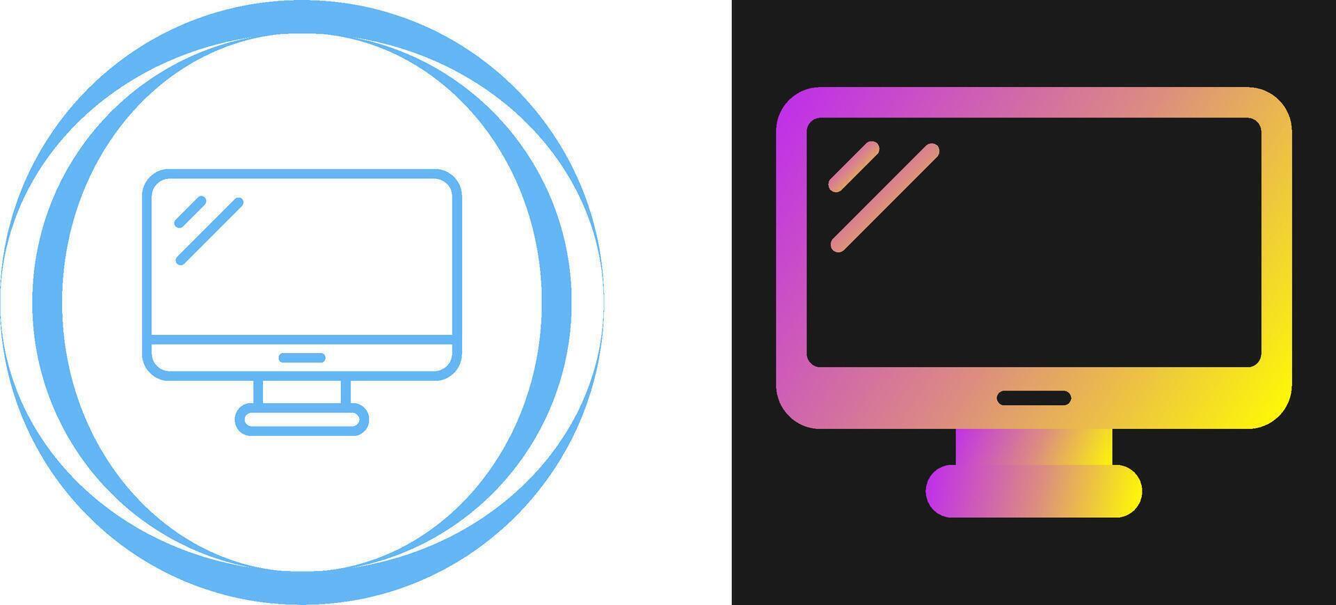 Monitor Vector Icon