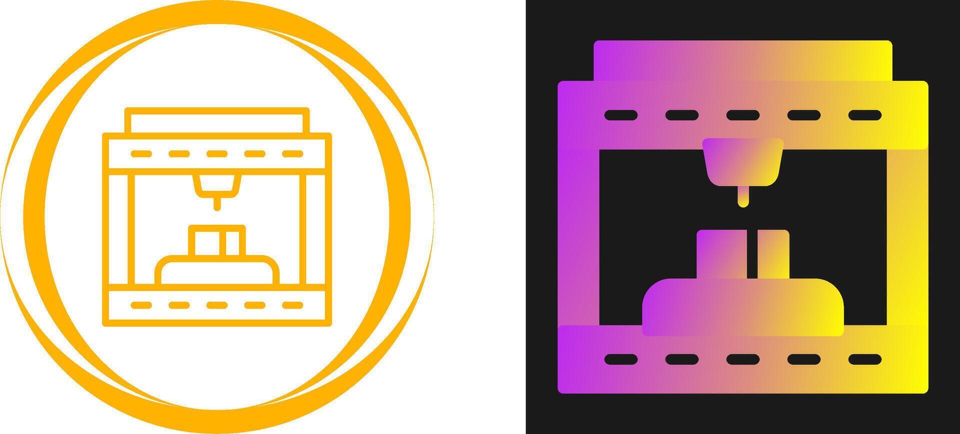 3d Printing Vector Icon