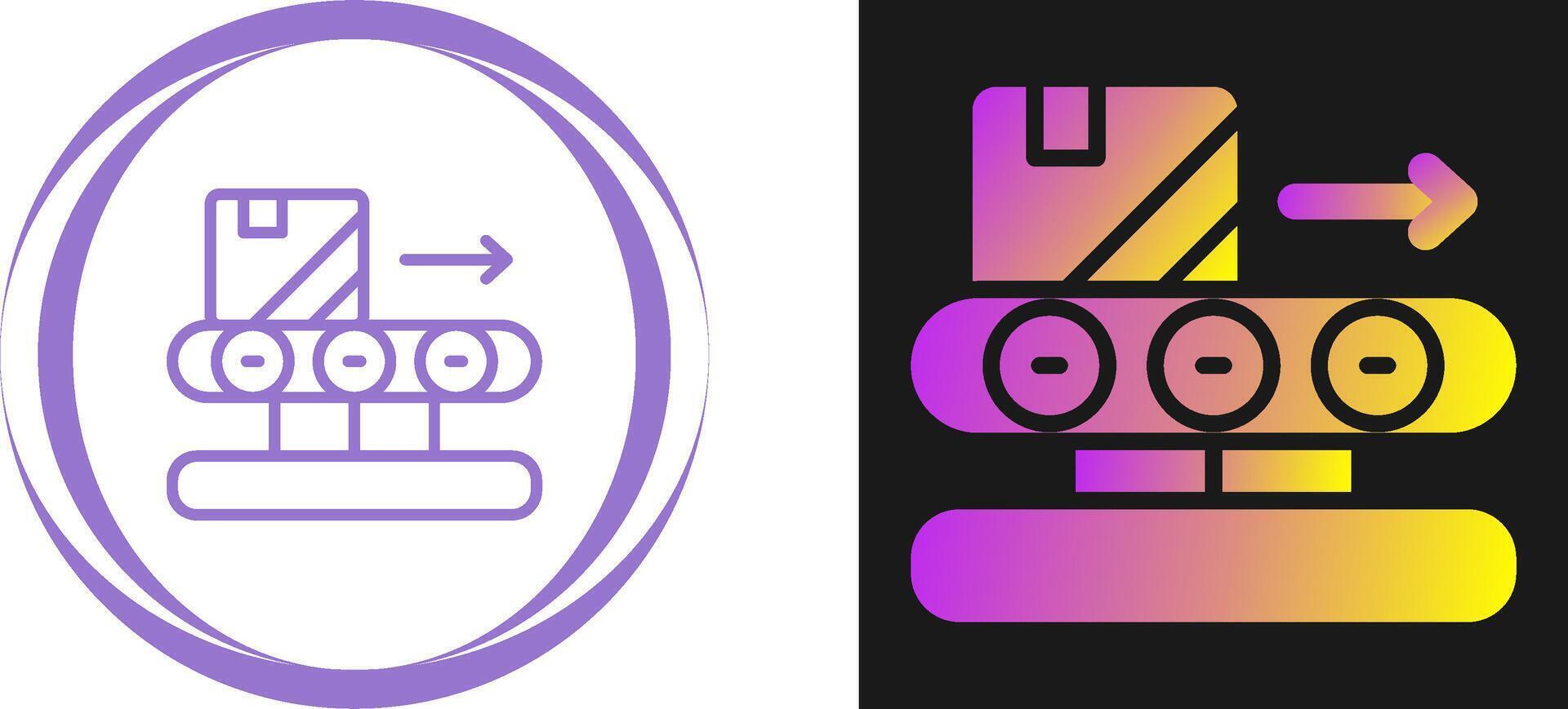 Conveyor Belt Vector Icon