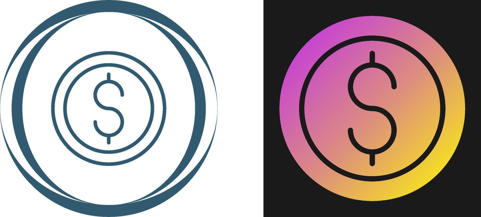 Usd Circle Vector Icon