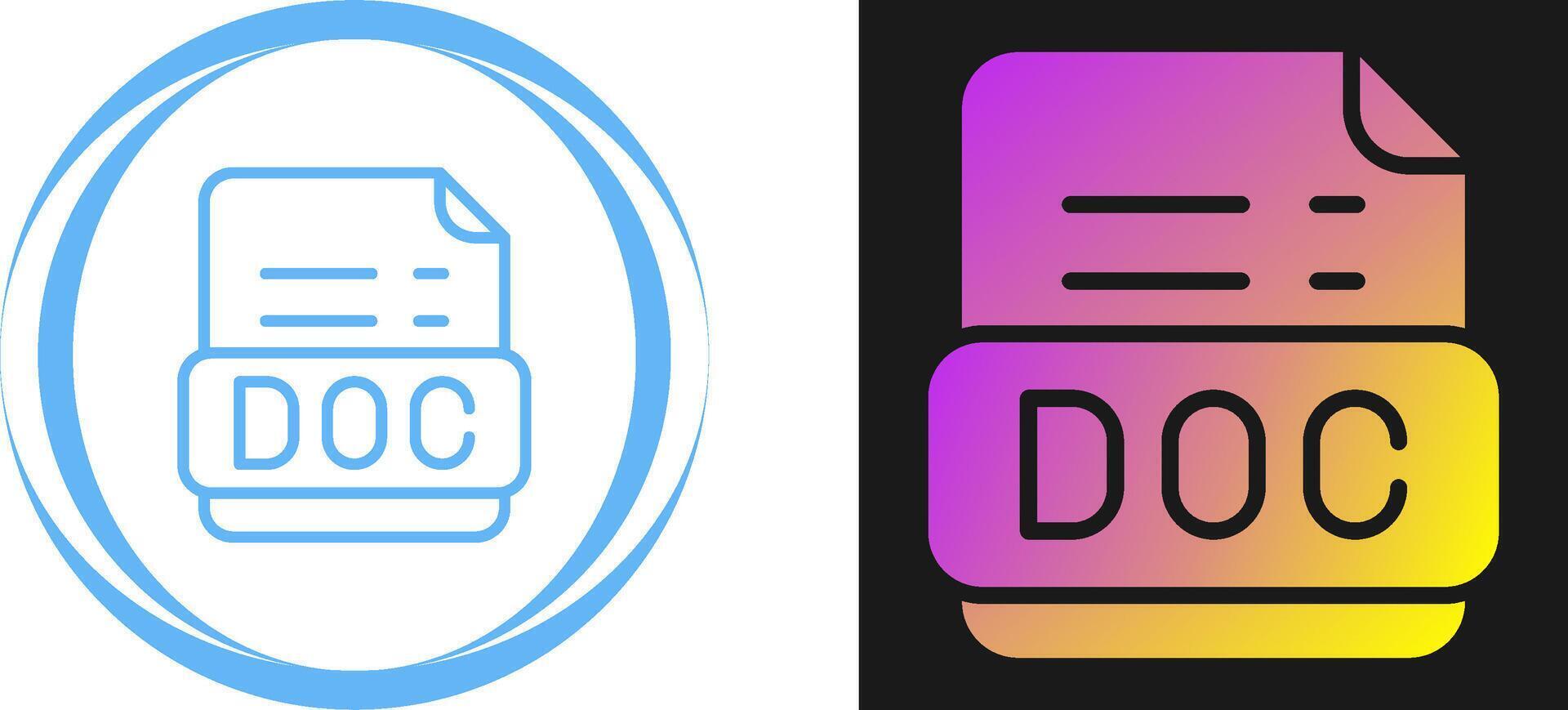 Doc Vector Icon