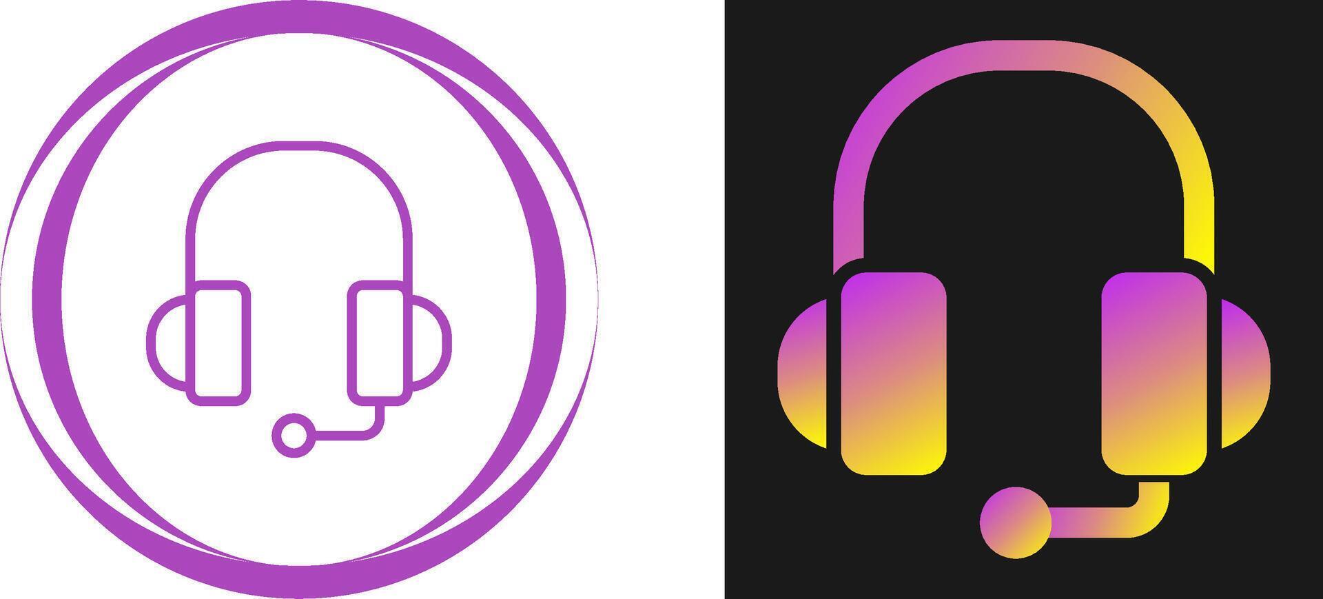 Headset Vector Icon