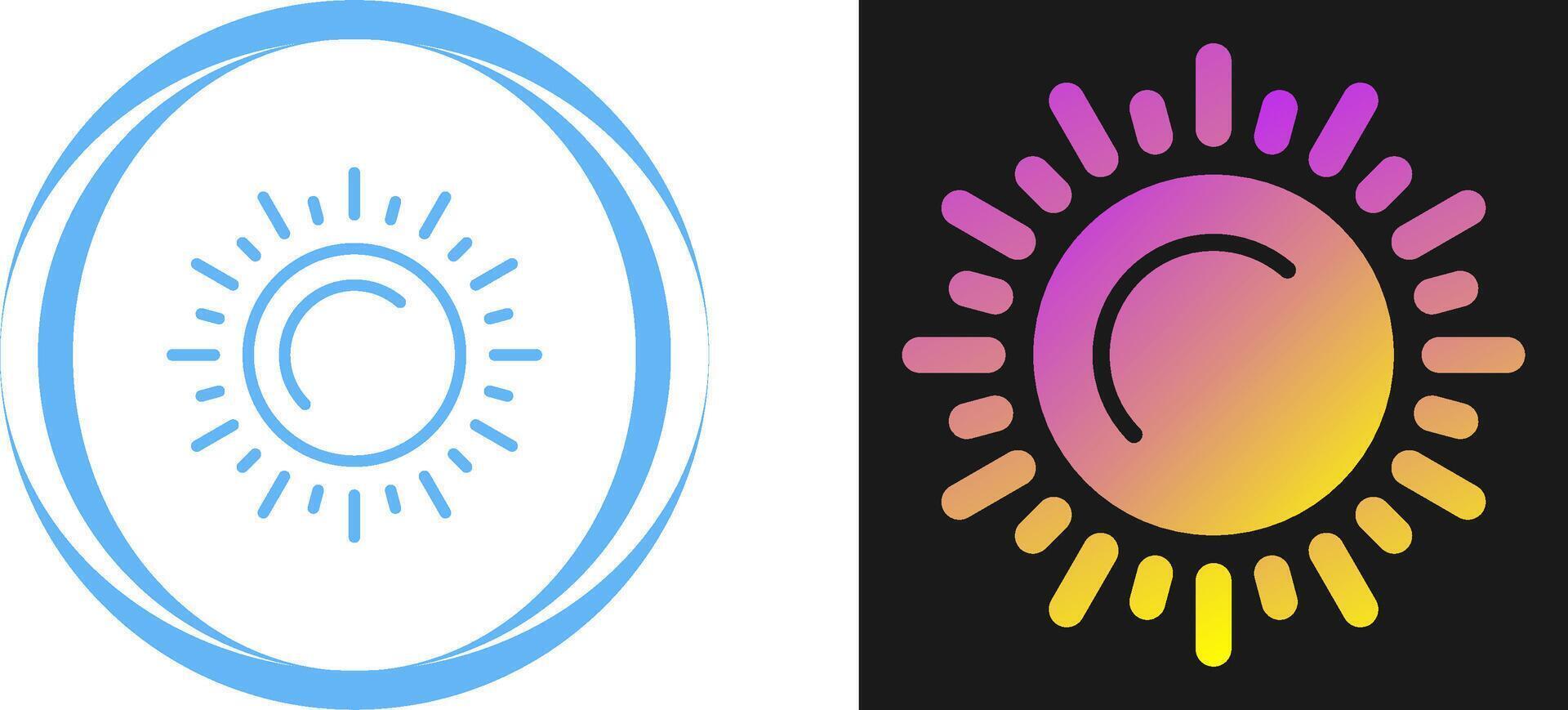 Sun Vector Icon