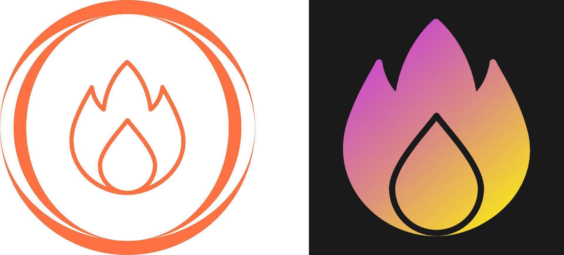 Flame Vector Icon