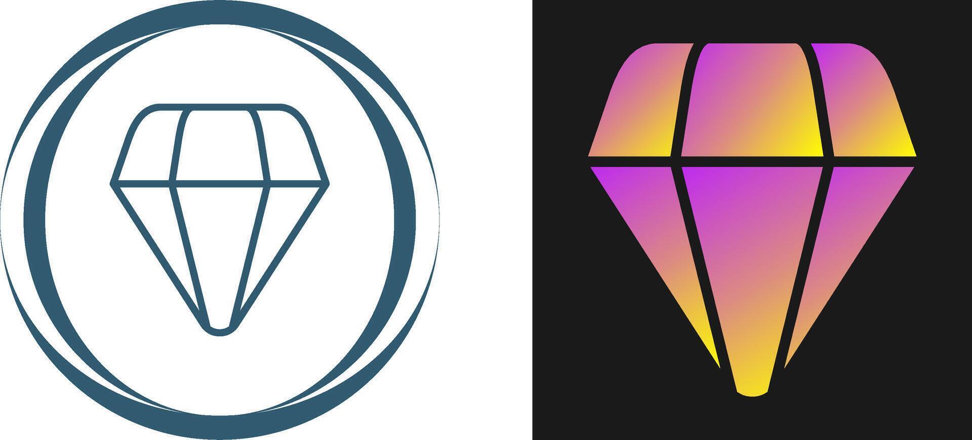 Diamond Vector Icon