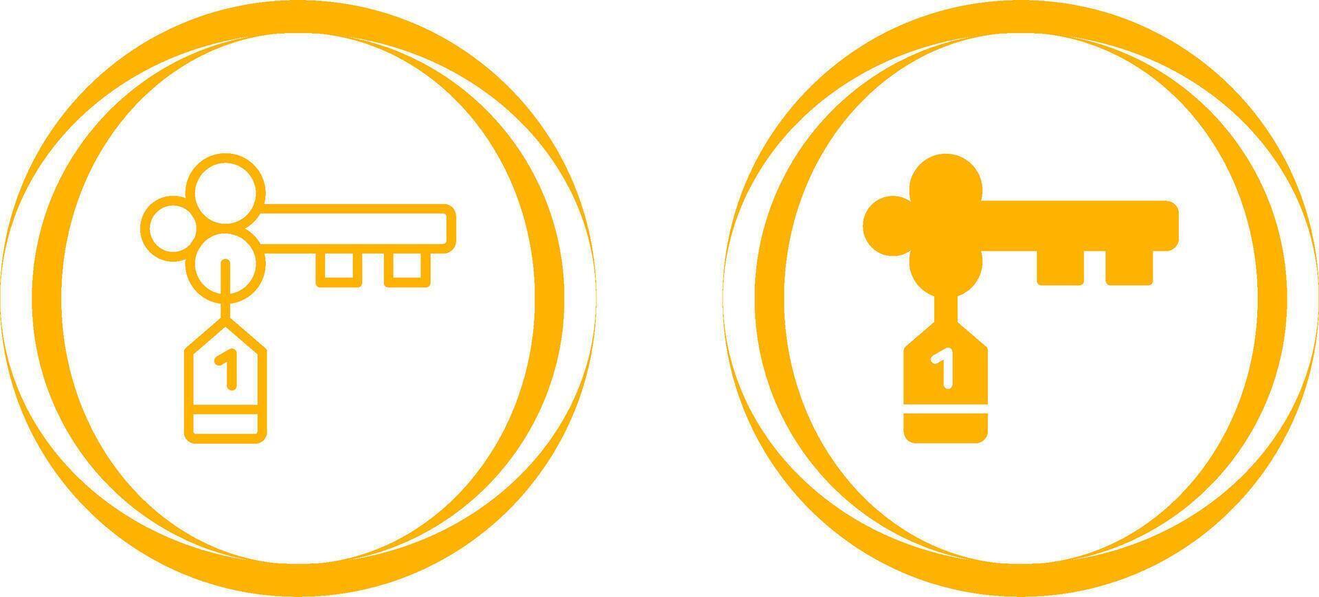 Door Key Vector Icon