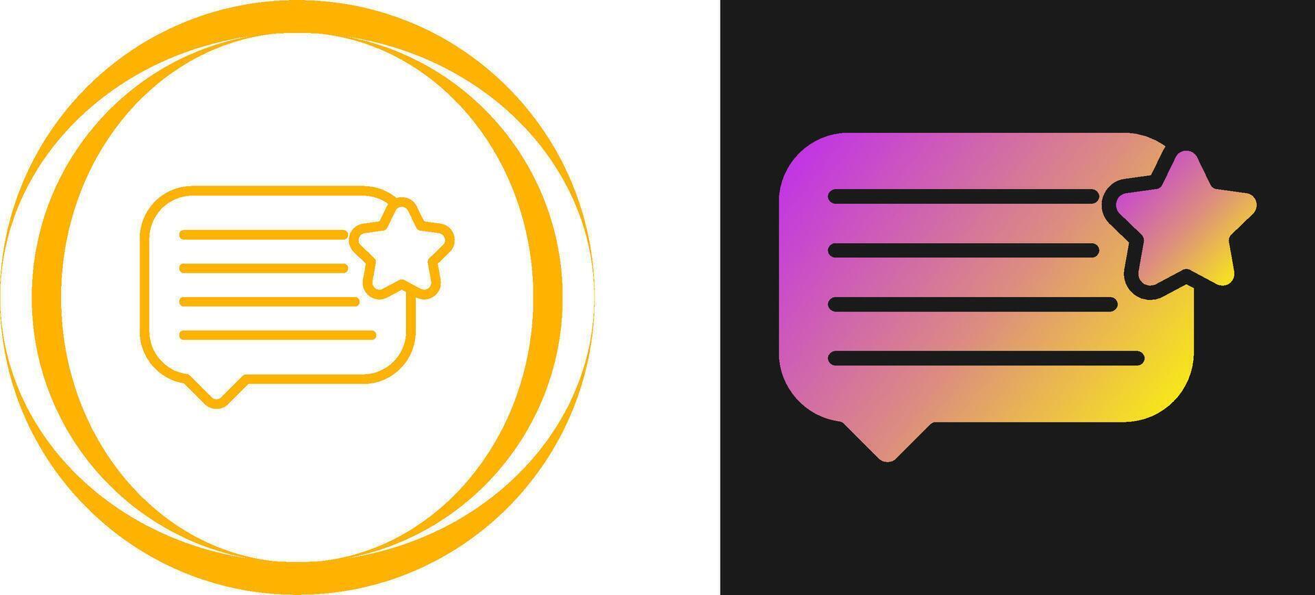 Feedback Vector Icon