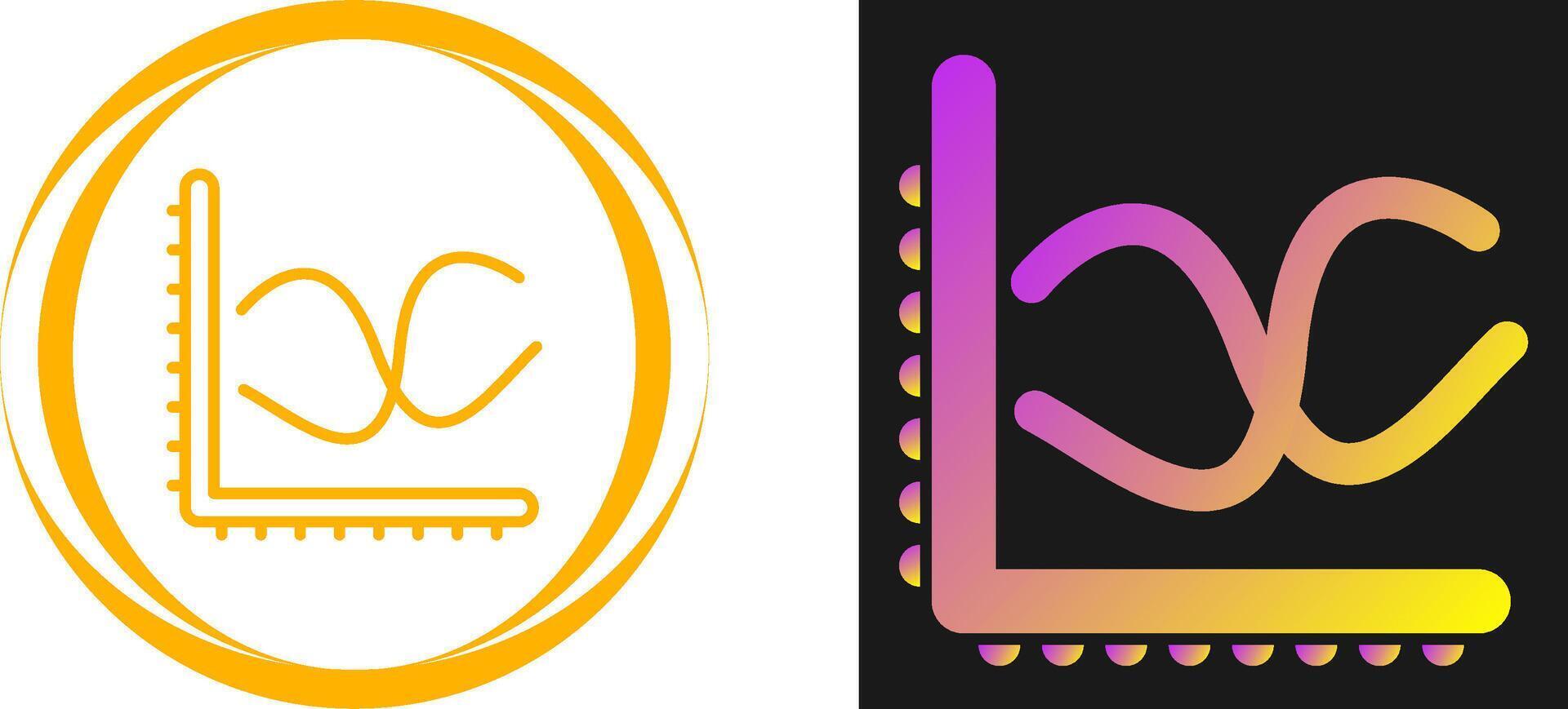 Graph Vector Icon