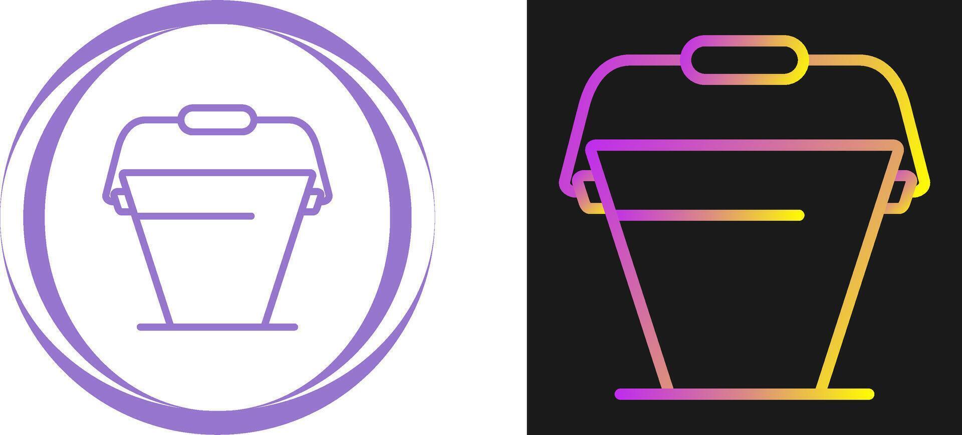 Bucket Vector Icon
