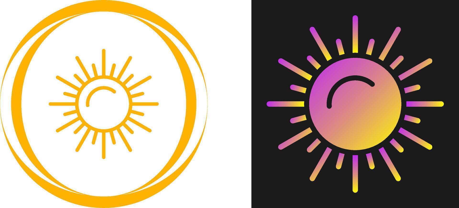 Sun Vector Icon
