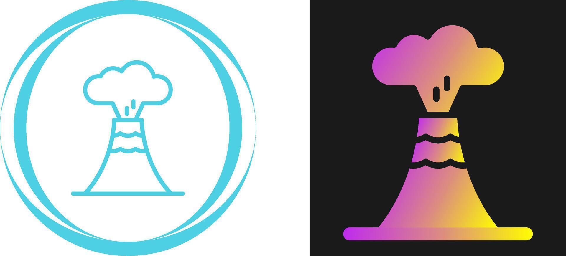 Volcano Vector Icon