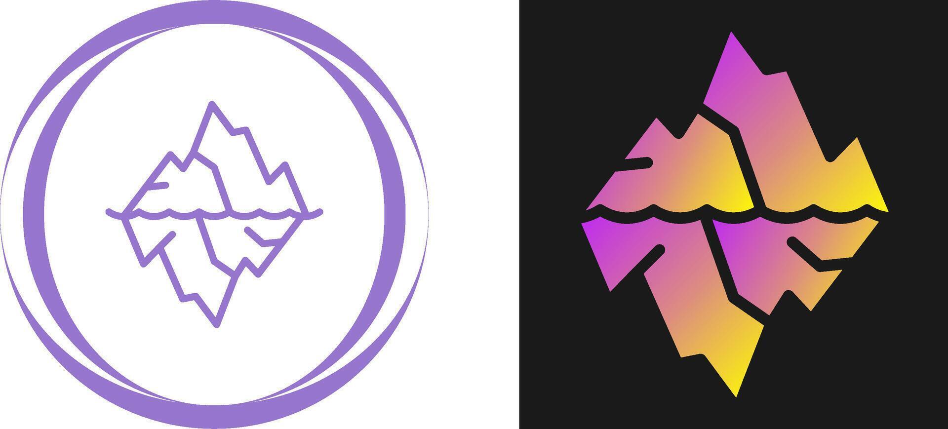 Glacier Vector Icon