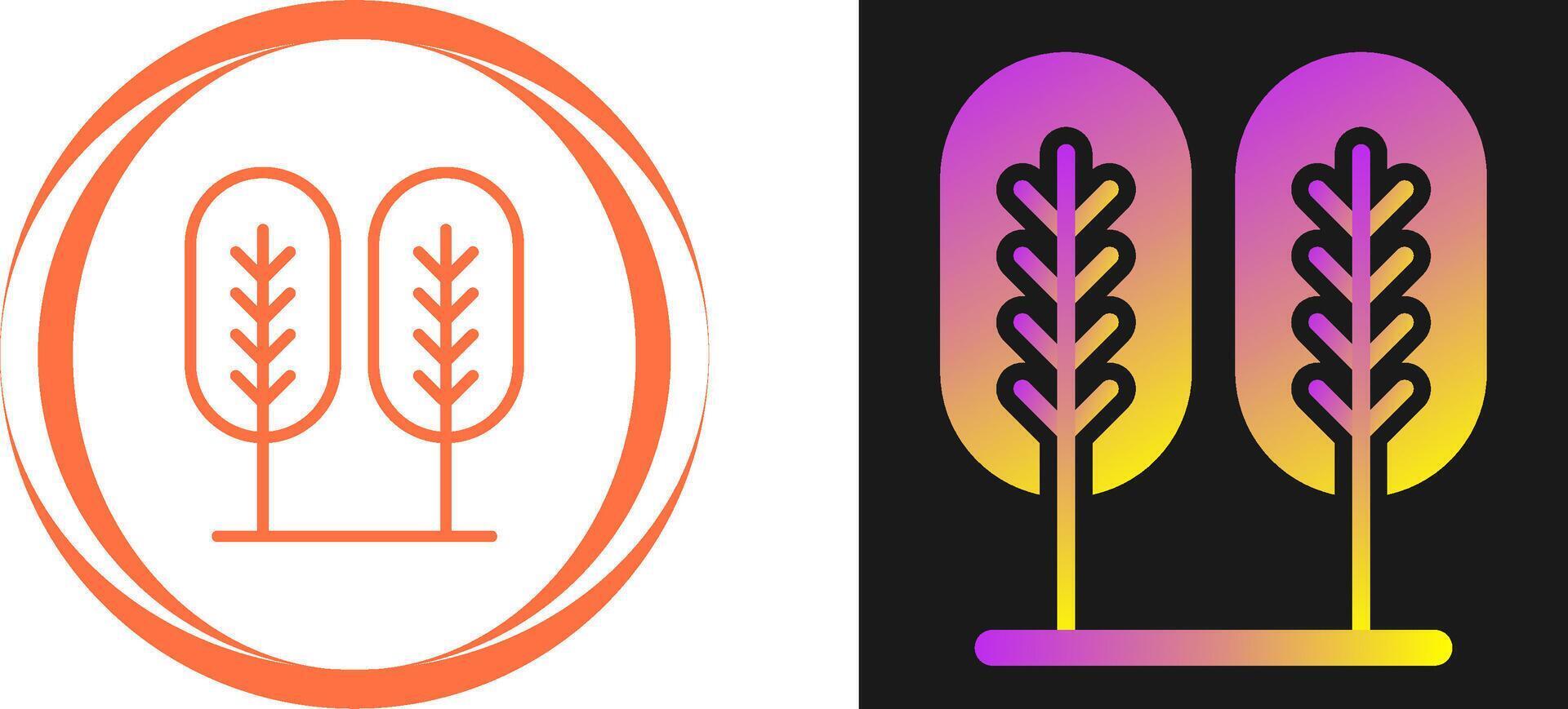 Birch tree Vector Icon