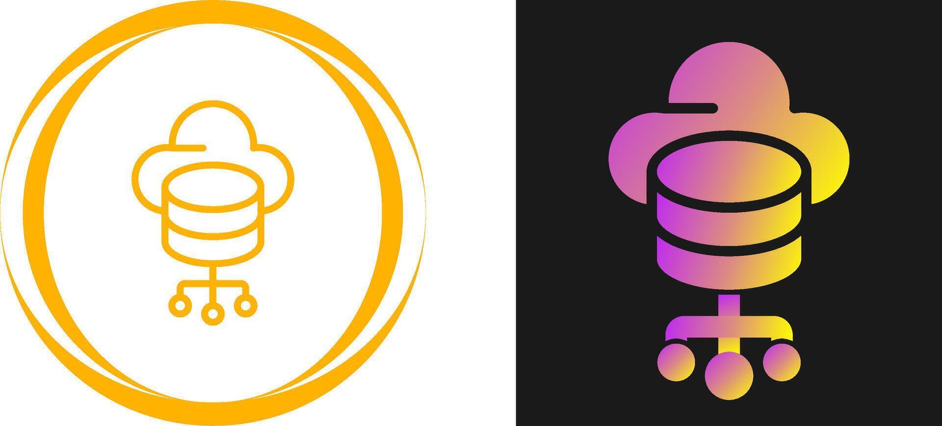 Cloud Storage Vector Icon