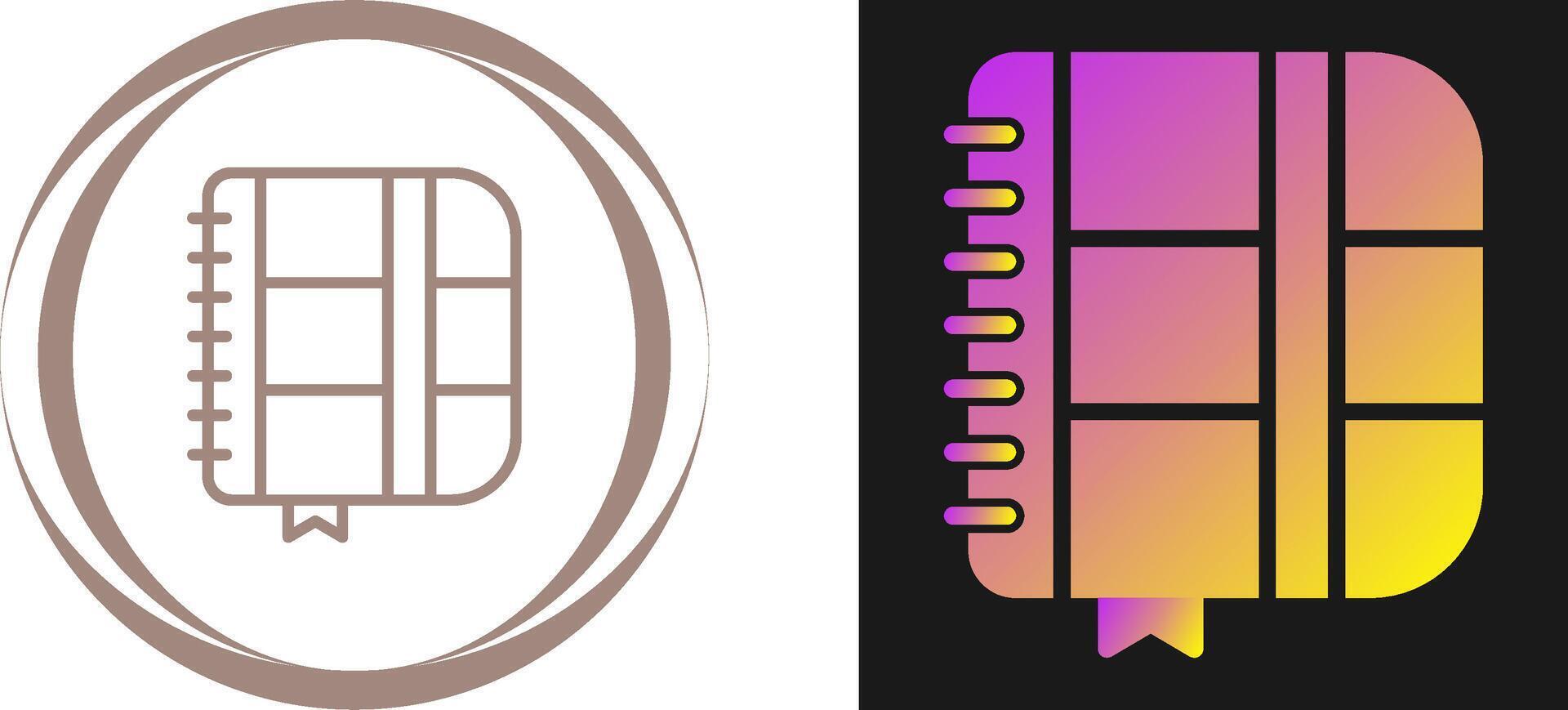 Notebook Vector Icon