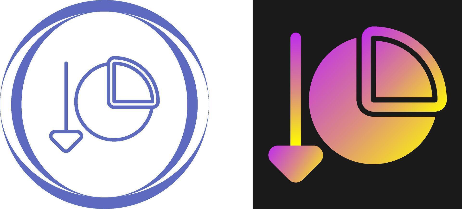 Chart Decreasing Vector Icon