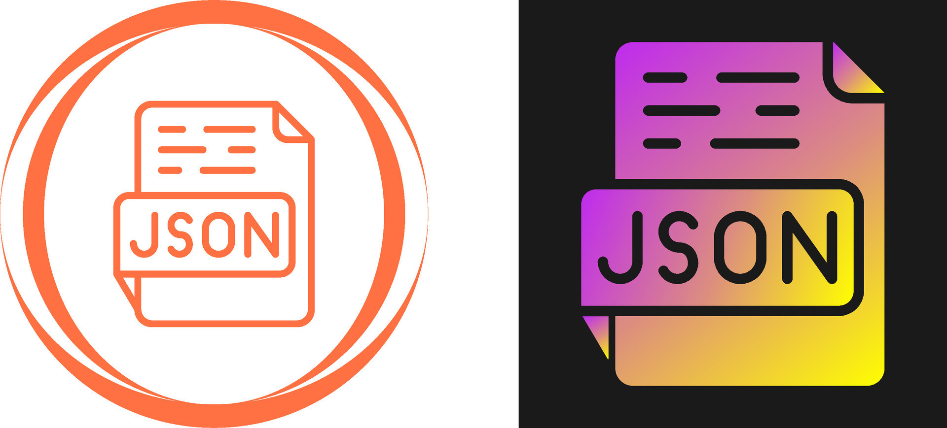 JSON Vector Icon 40648794 Vector Art at Vecteezy