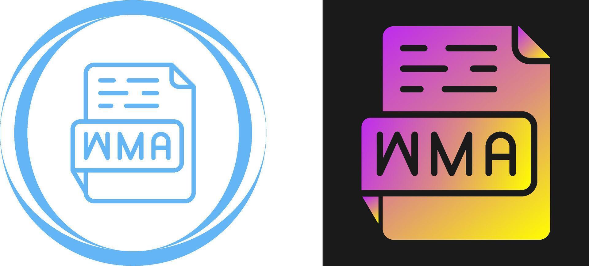WMA Vector Icon
