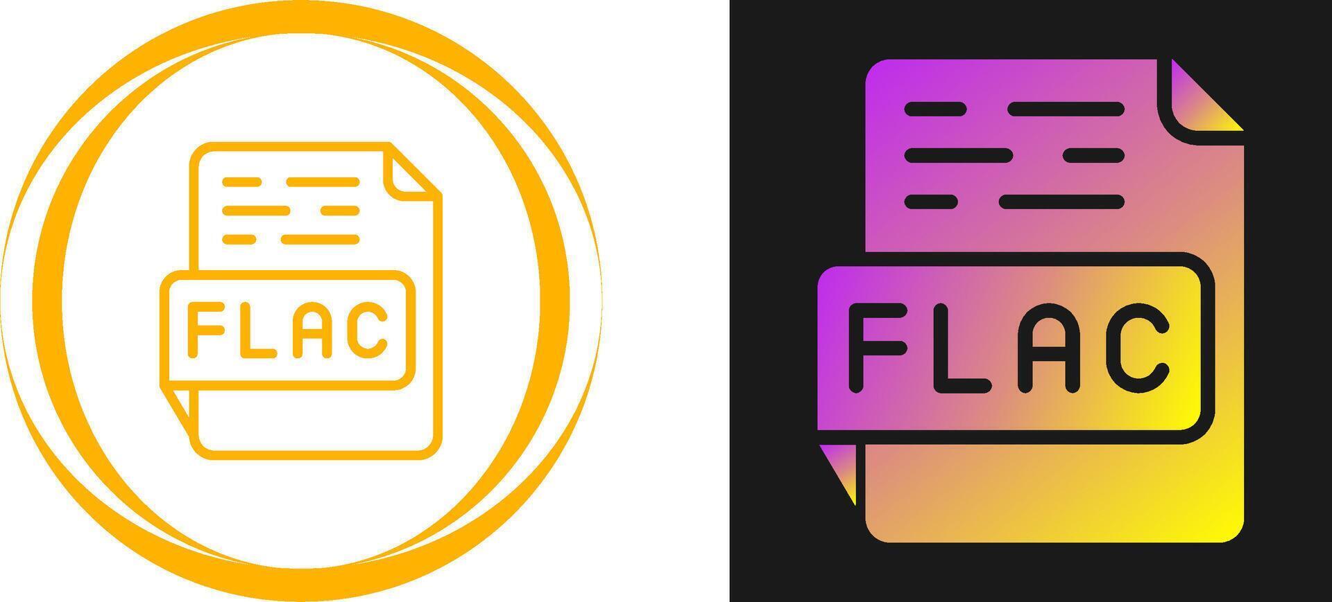 FLAC Vector Icon
