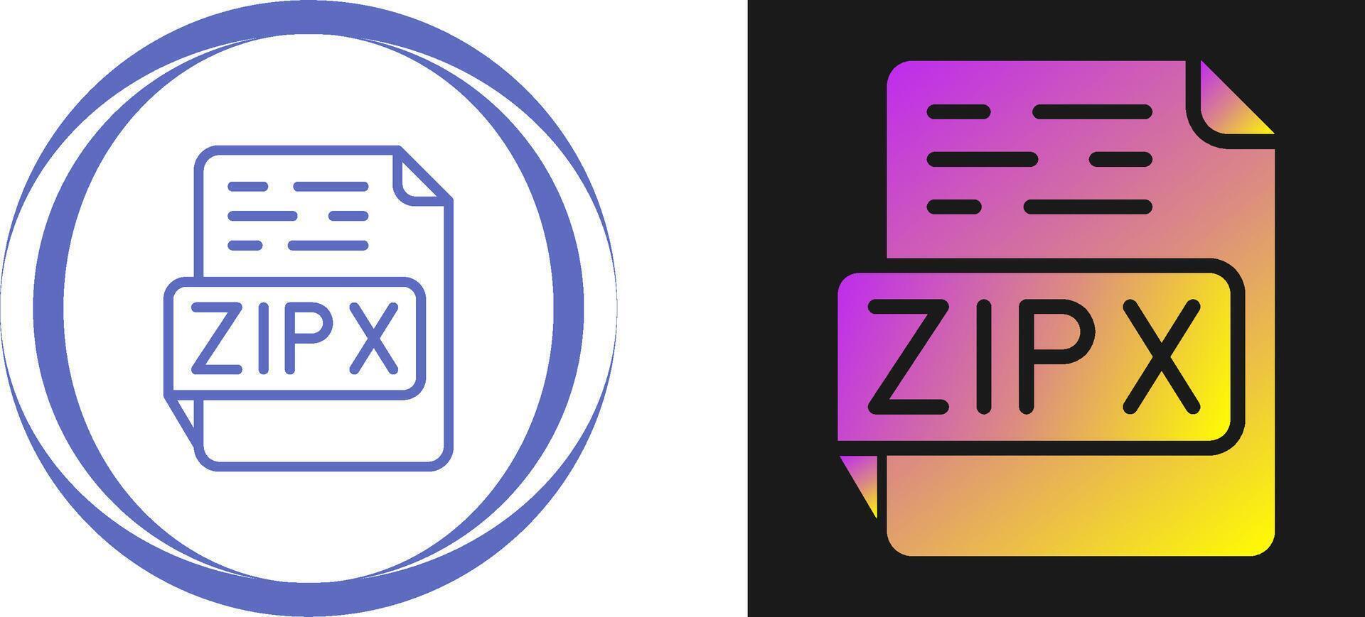 zipx vector icono