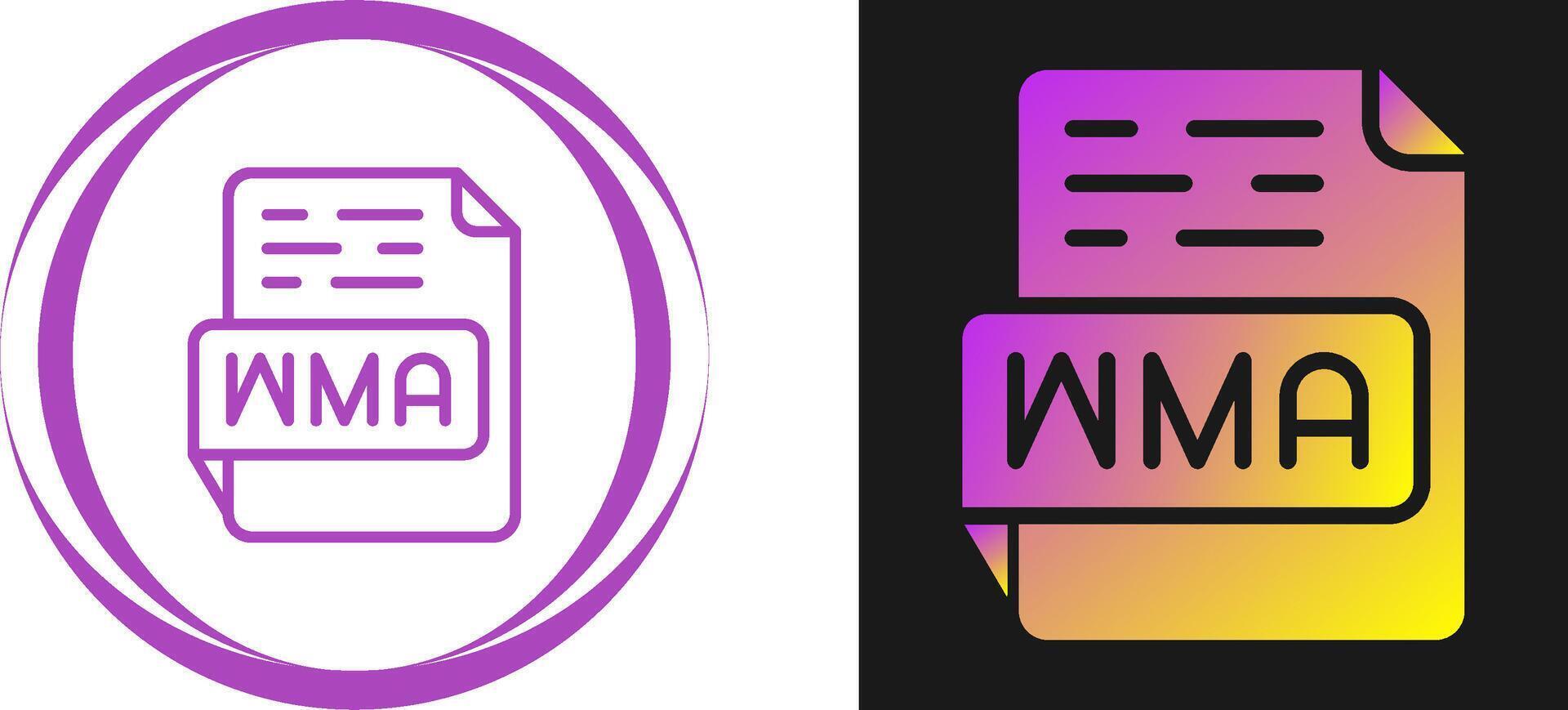 WMA Vector Icon