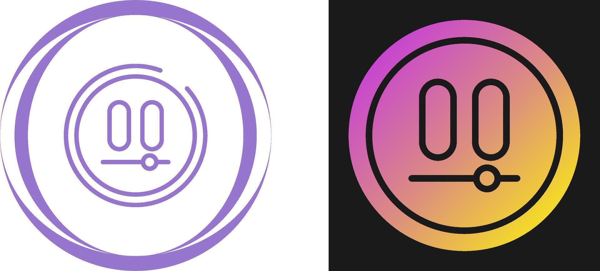 Video Pause Button Vector Icon