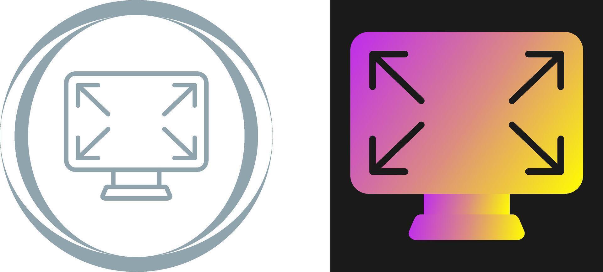 Fullscreen Icon Vector Icon
