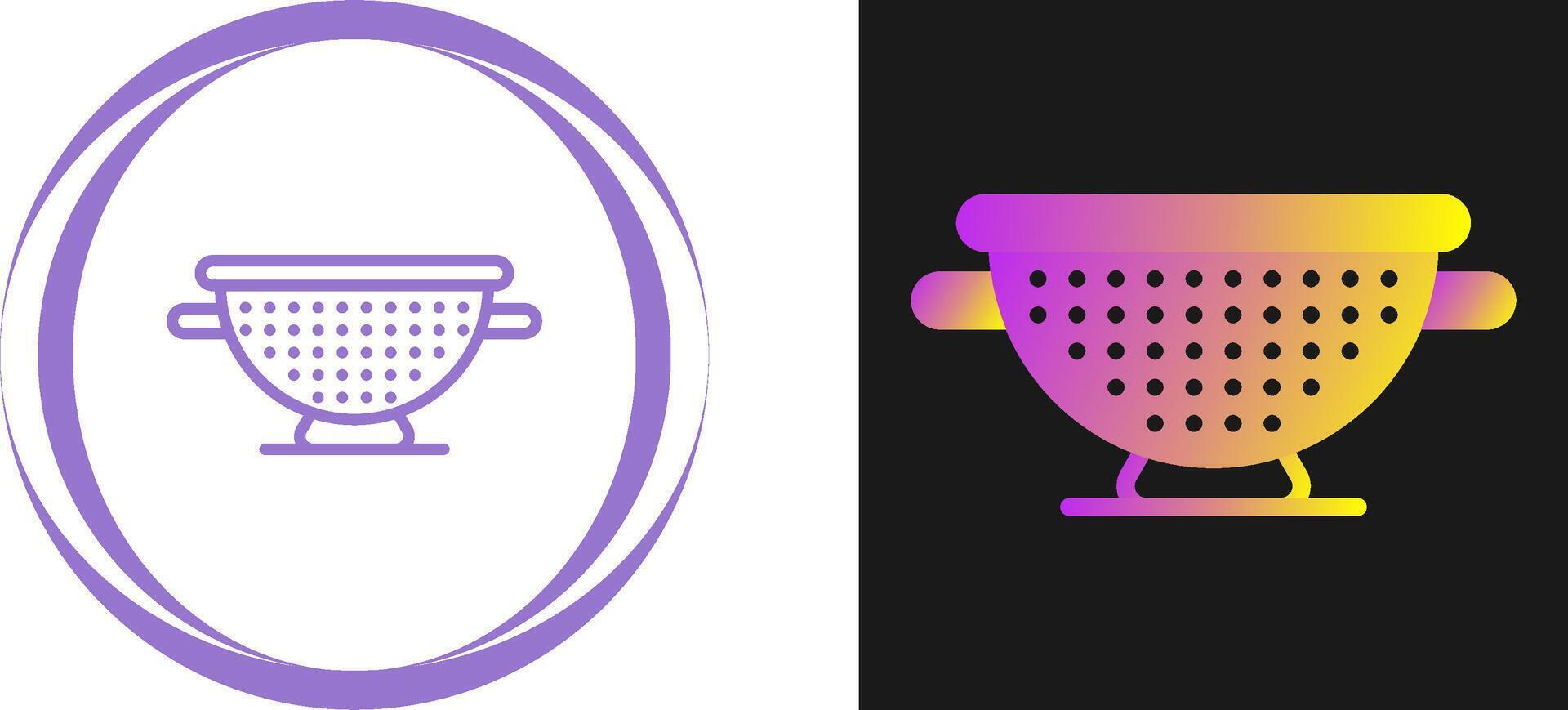 Colander Vector Icon
