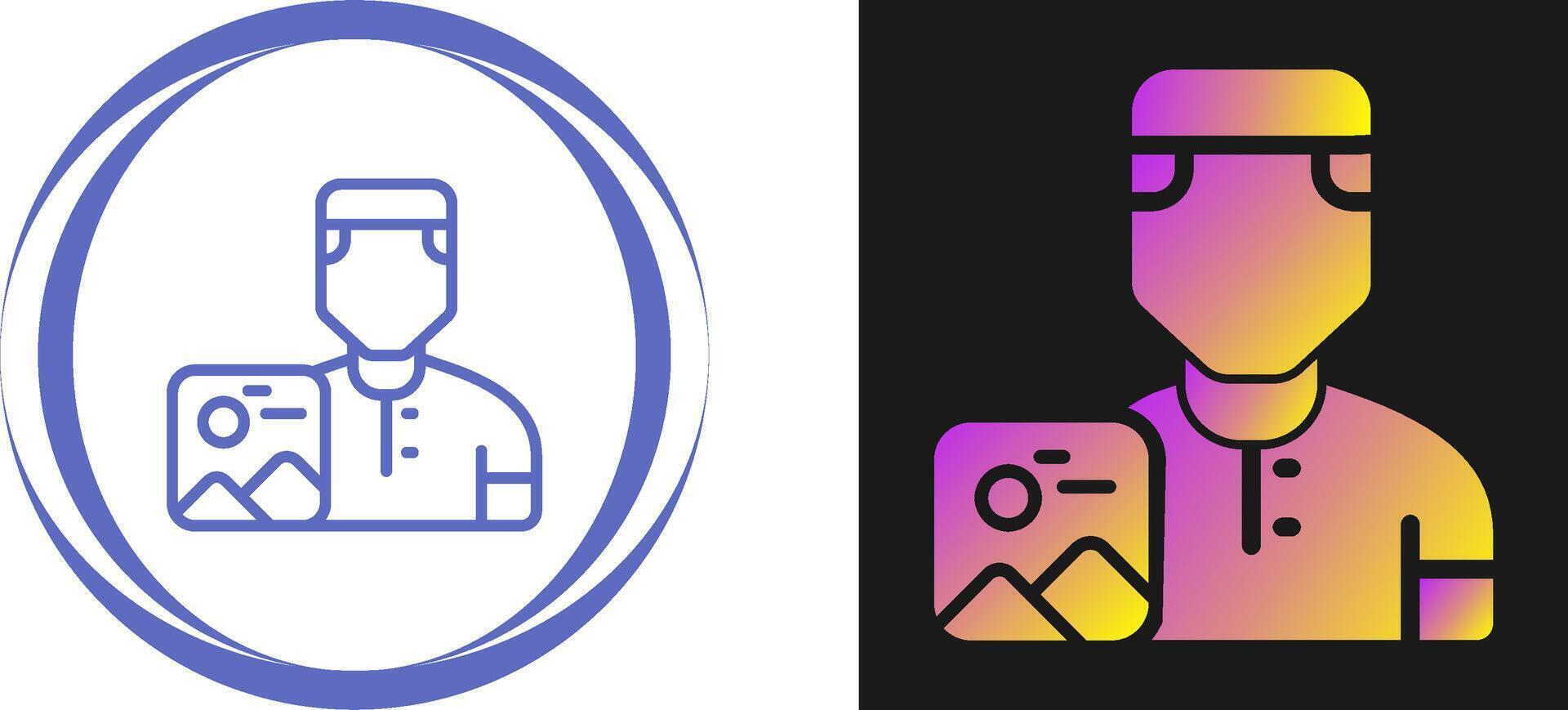 User Gallery Vector Icon