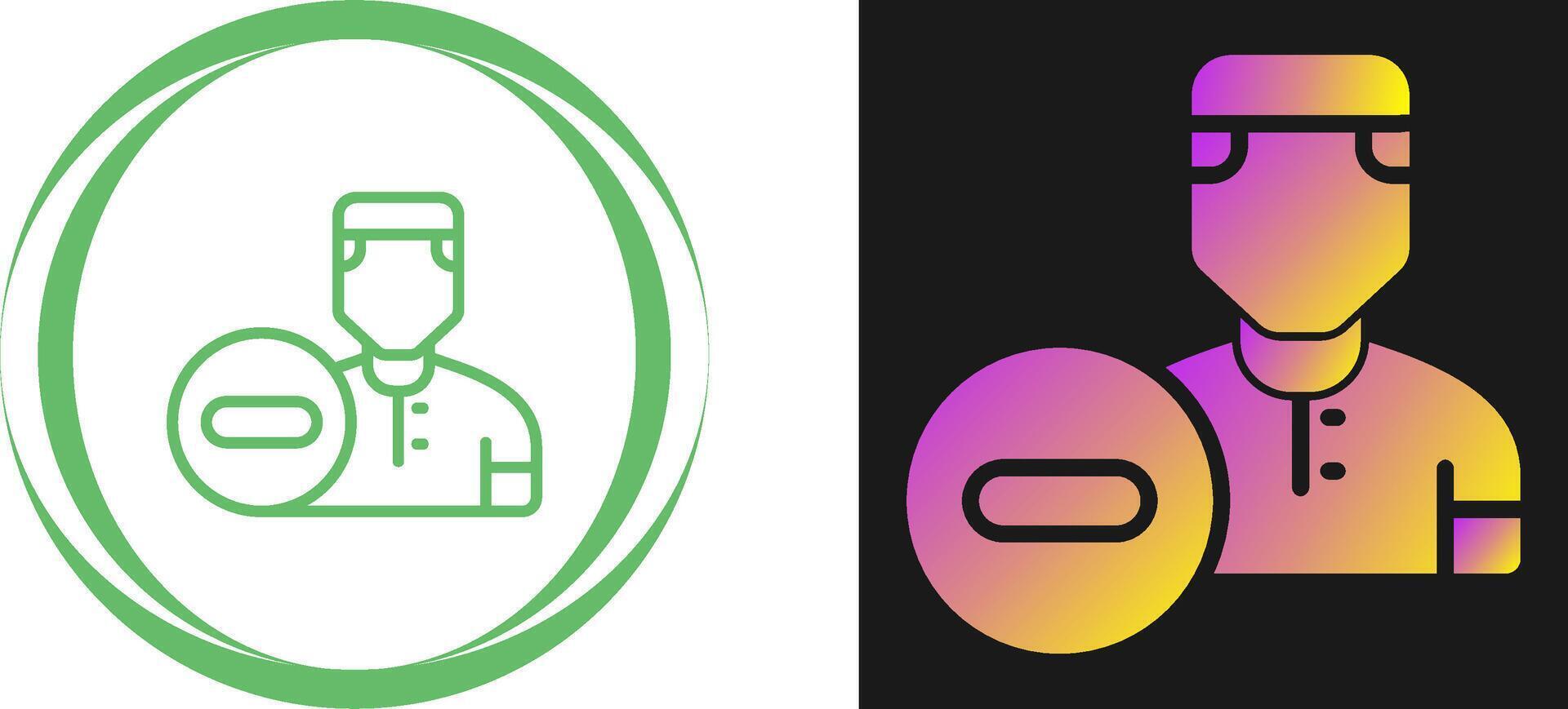 Minus User Vector Icon