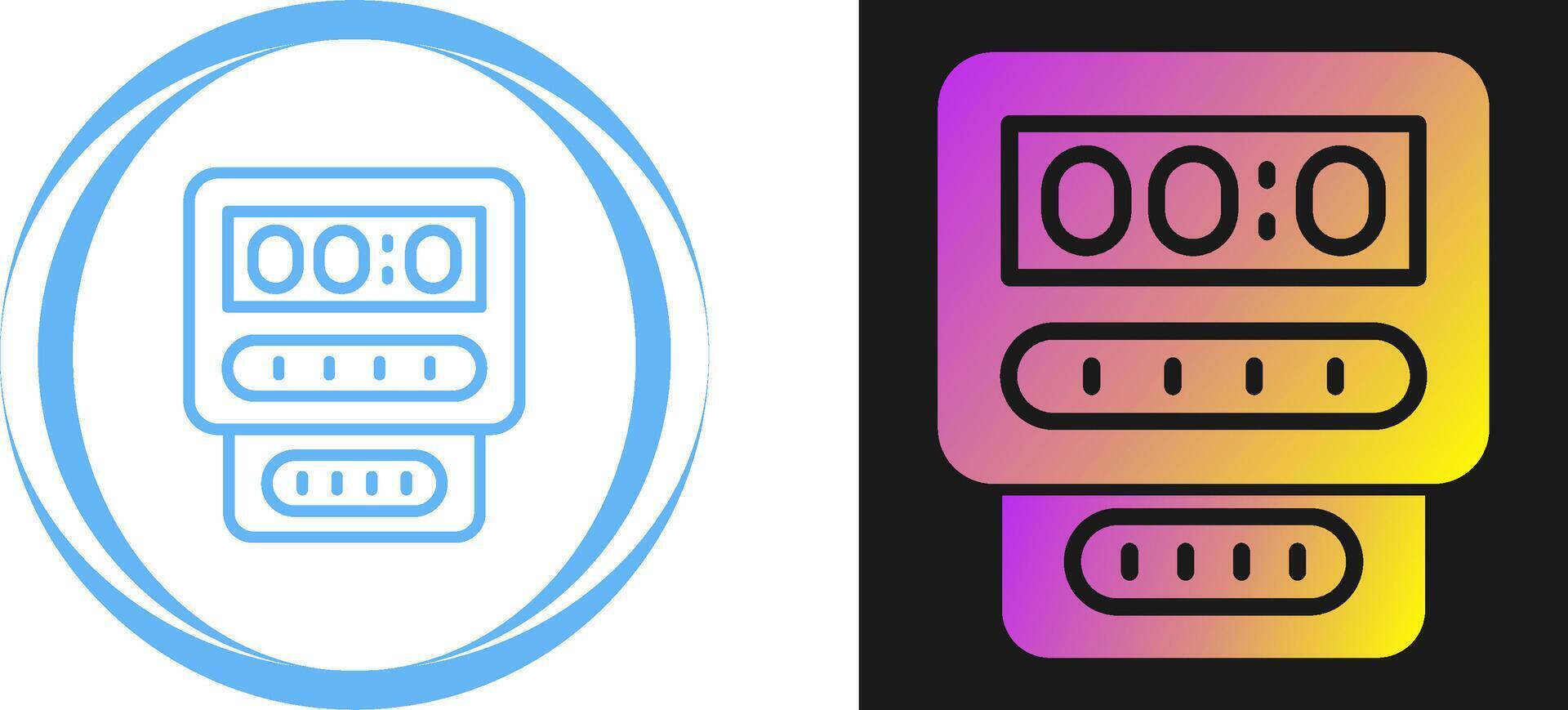 Electric Meter Vector Icon