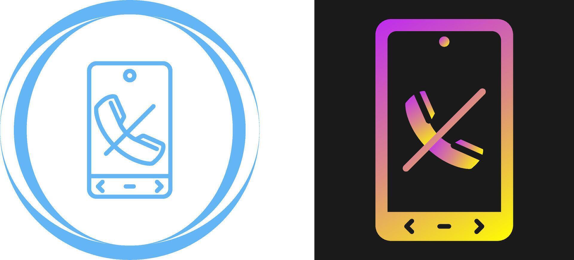 Call End Vector Icon