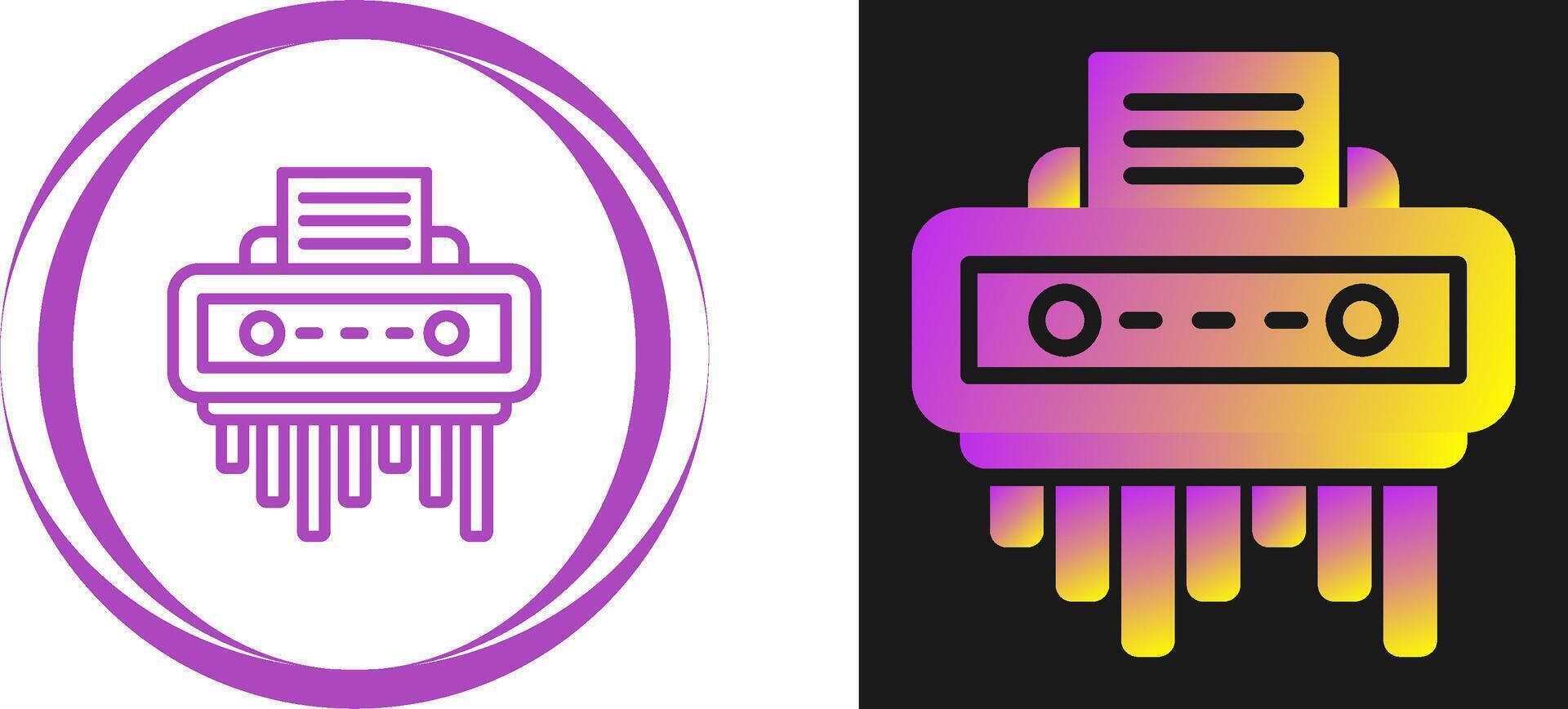 Shredder Vector Icon