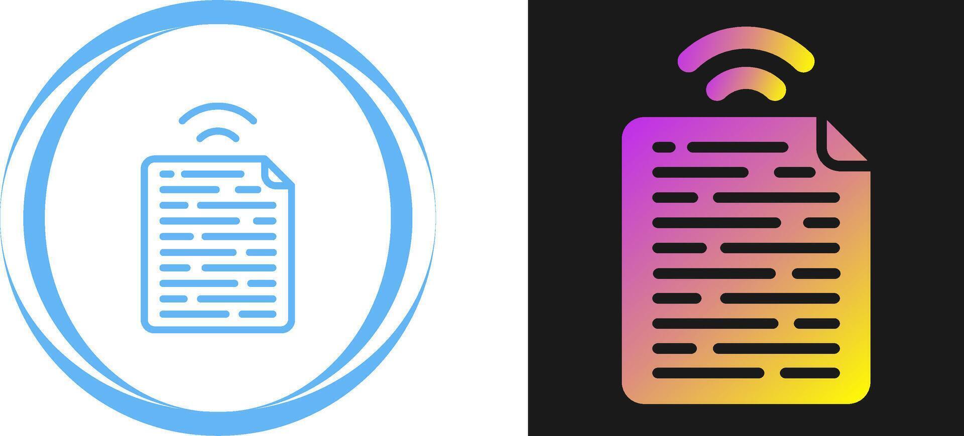Document Vector Icon