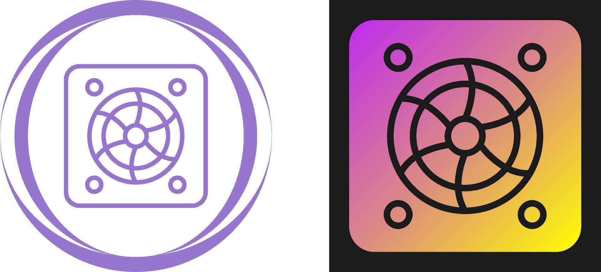 Cooling Fan Vector Icon