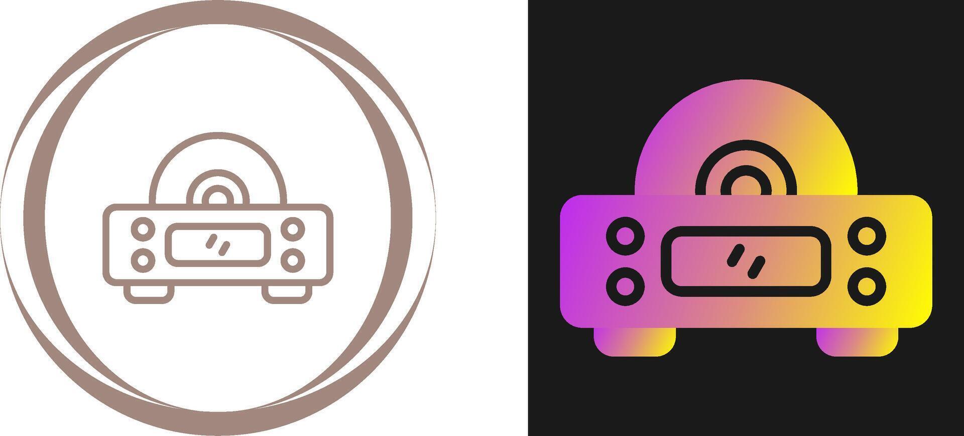 Cd Player Vector Icon