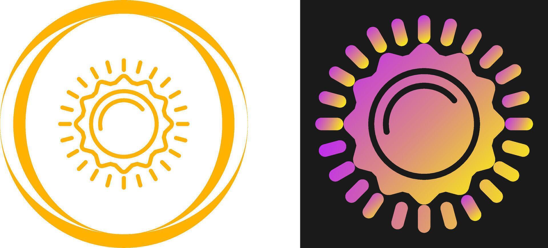 Sun Vector Icon