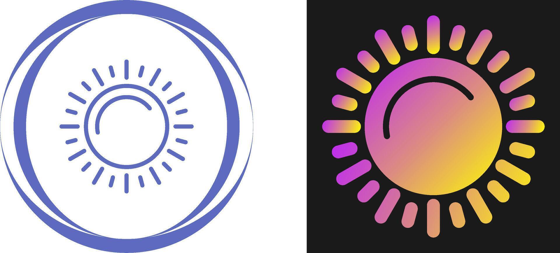 Sun Vector Icon